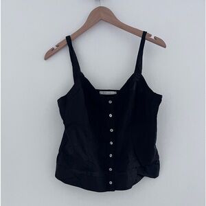 Marella basic basic bottom up black crop top
Size large